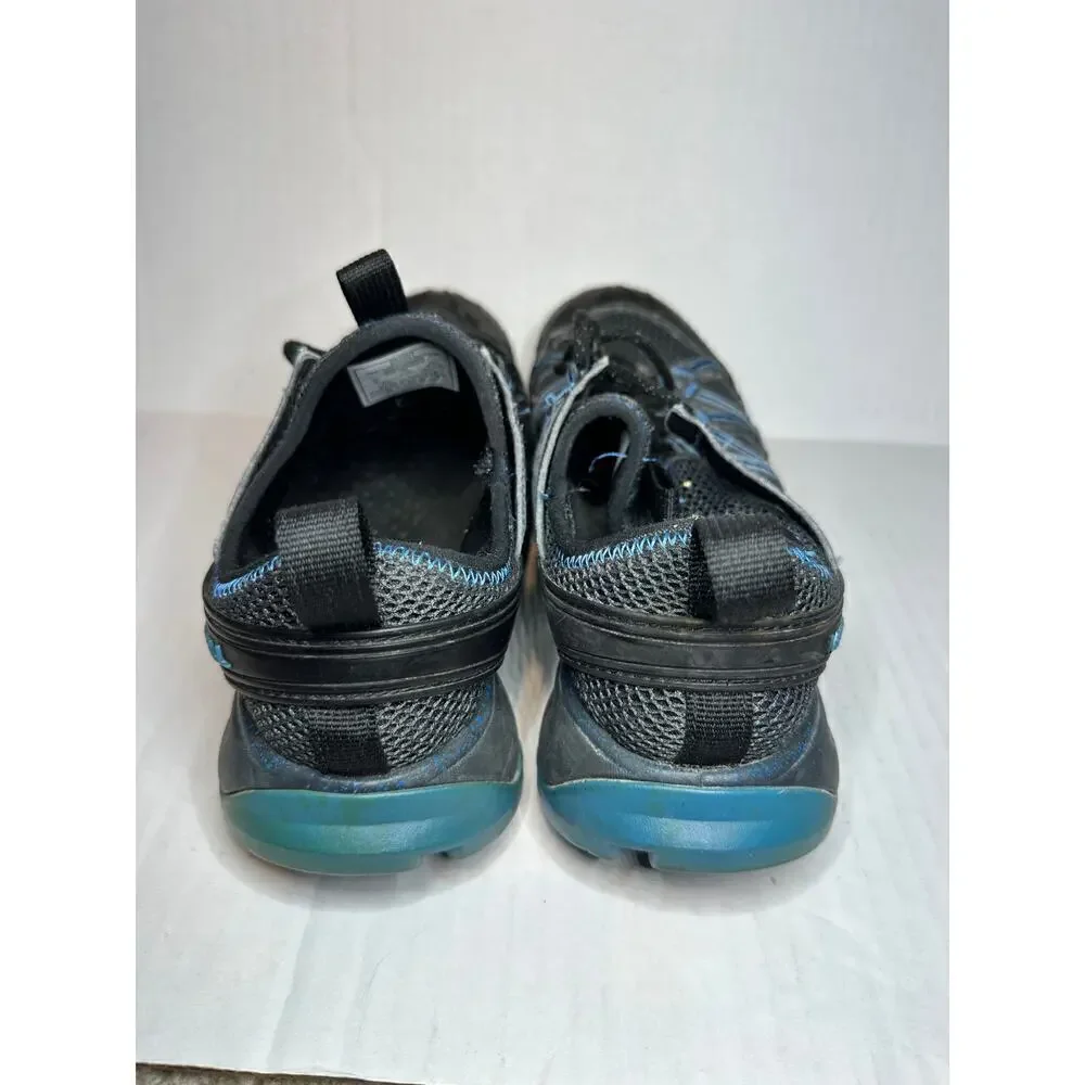 Merrell Size 8 Mens Choprock Hiking Shoes Sneakers Black Blue Outdoor